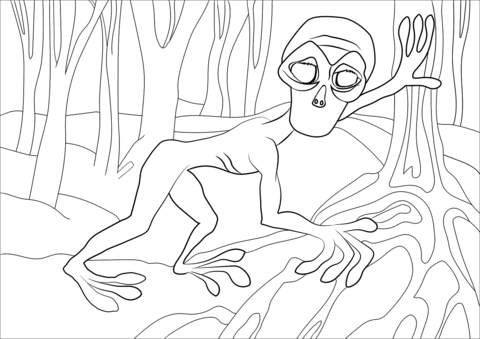 Dover Demon Coloring Page